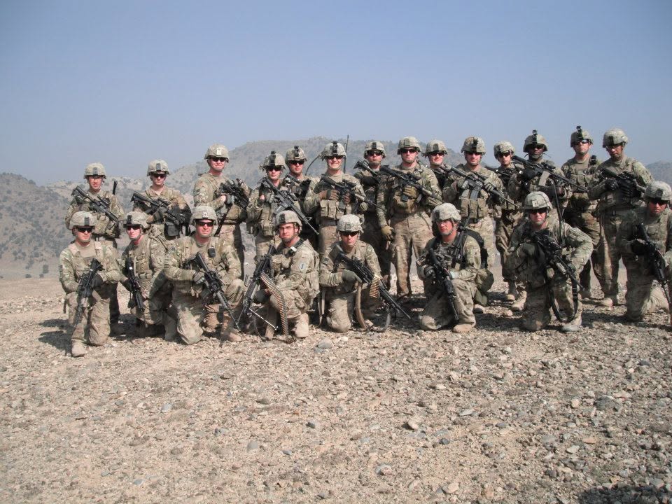 Army unit group photo 1st infantry division afghanistan