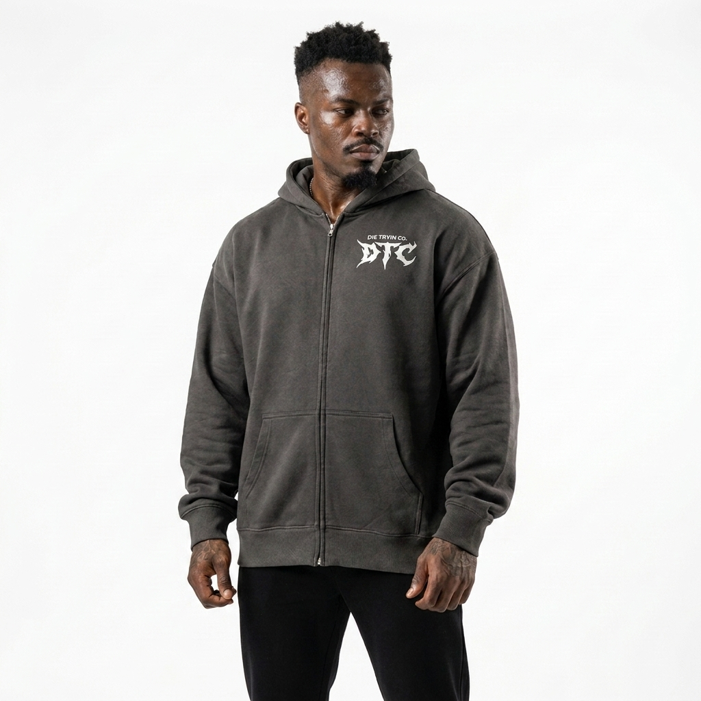 Light Weight DTC Zip-Up