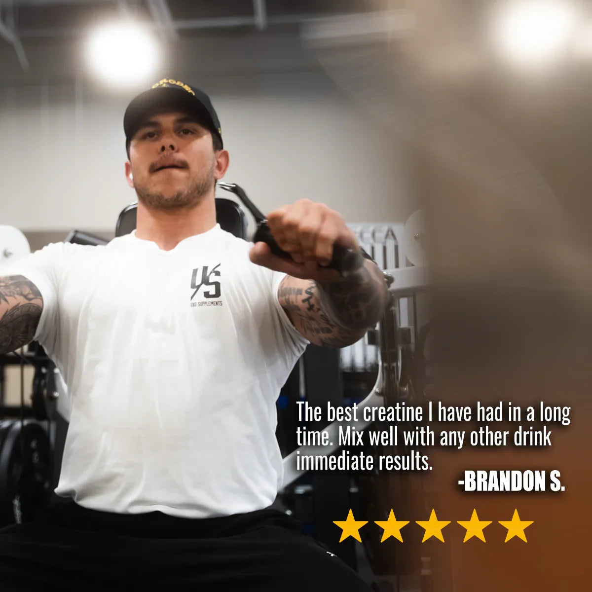 Five-star customer review of Micronized Creatine