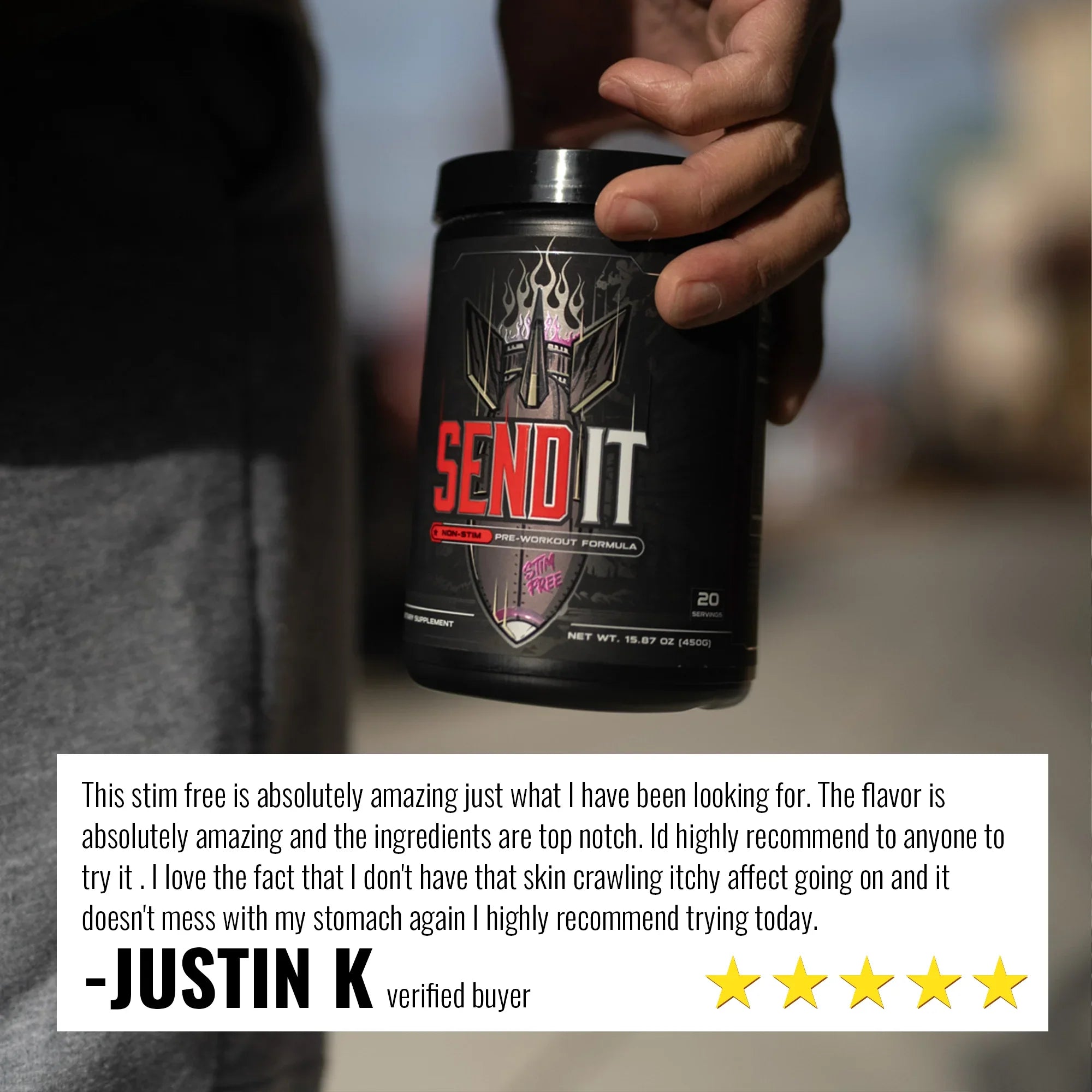 SEND IT Stim Free Pre