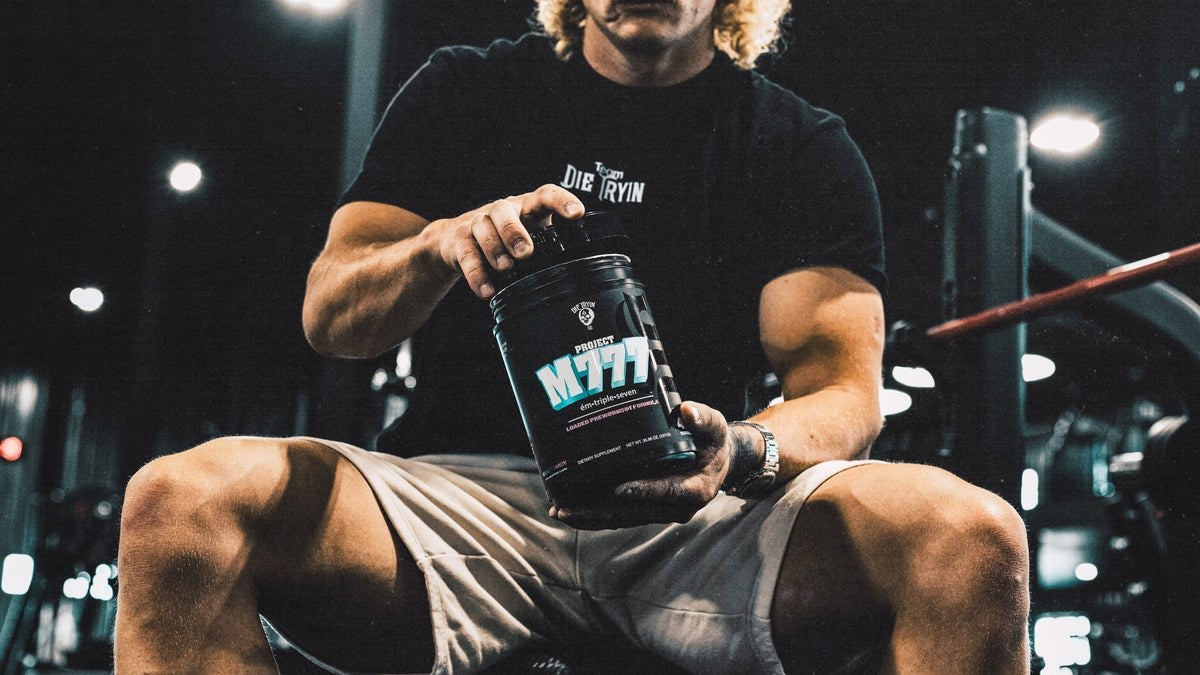 Pre, intra, and post workout supplement stack arranged in training timing order
