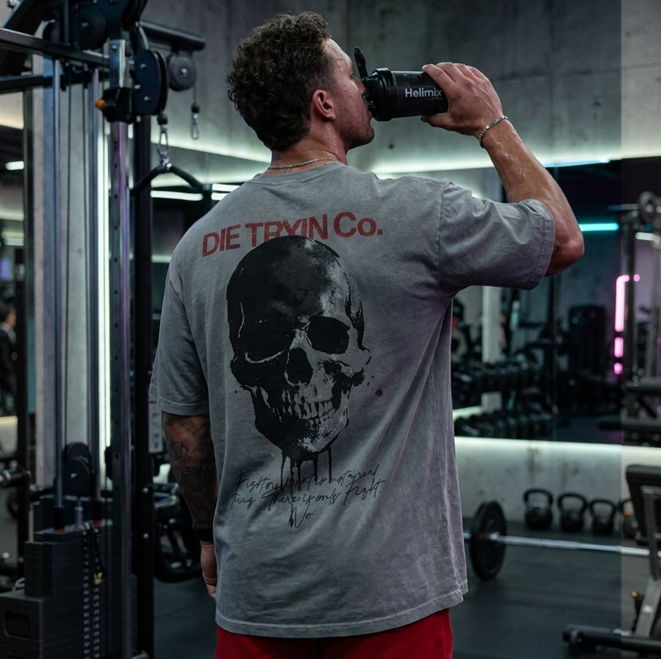 Oversized Skull Tee