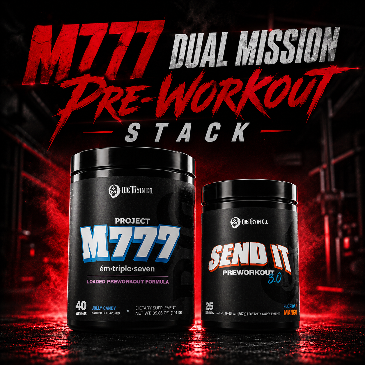 M777 Dual Mission Pre-Workout Stack