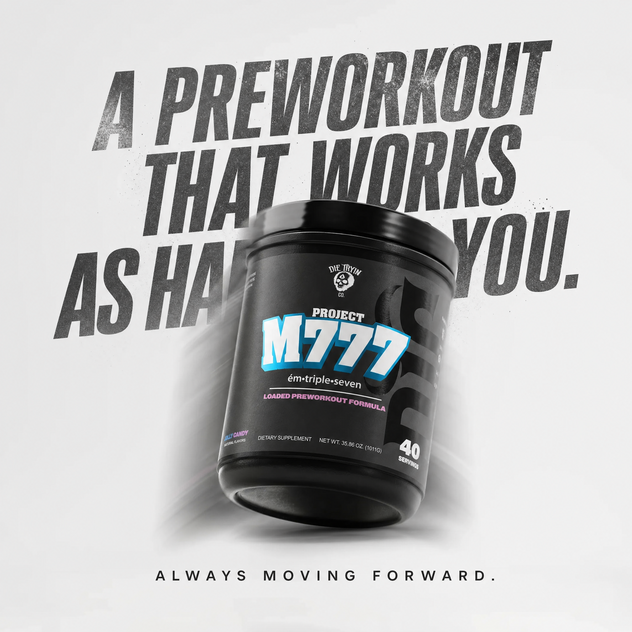 Project M777 tub: a pre-workout that works as hard as you do